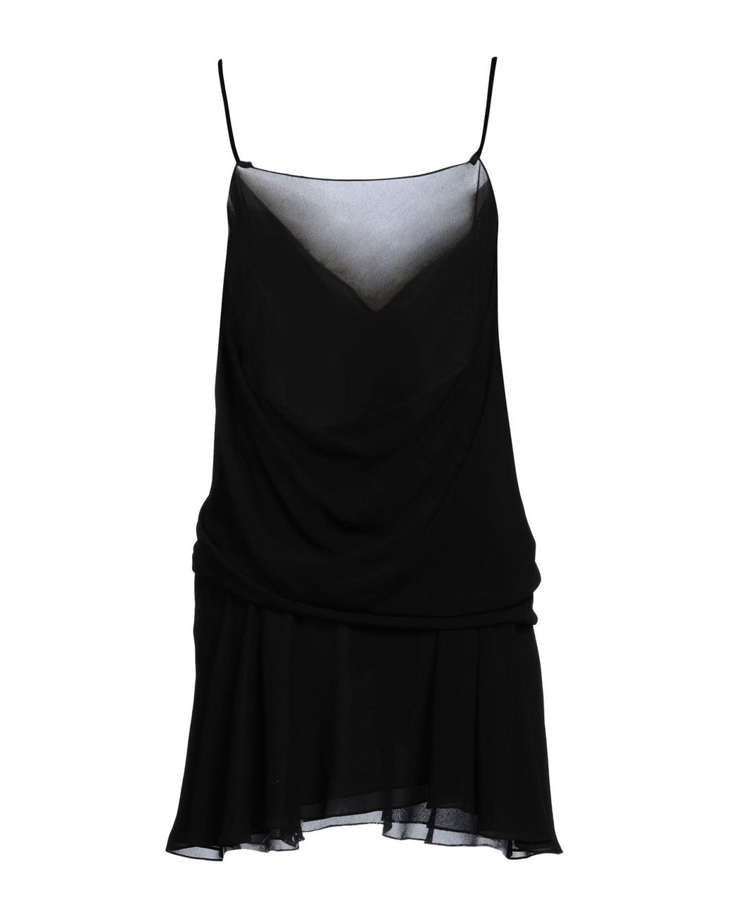 Celine Silk Bow-Detailed Two-Tone Flared Mini Dress in Black