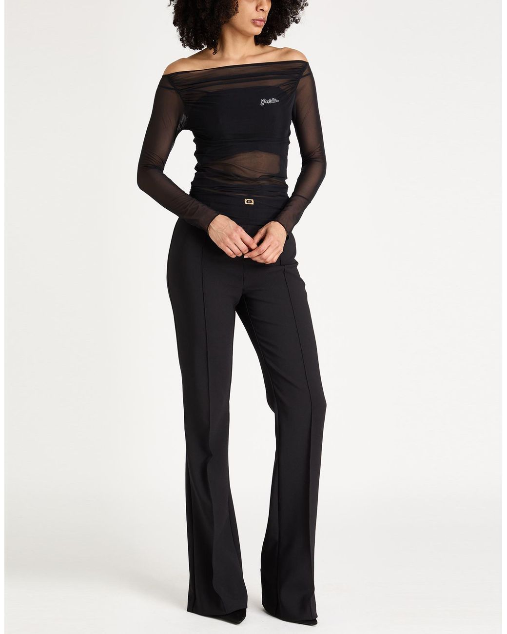 Gaelle Paris Black Top Polyamide, Elastane
