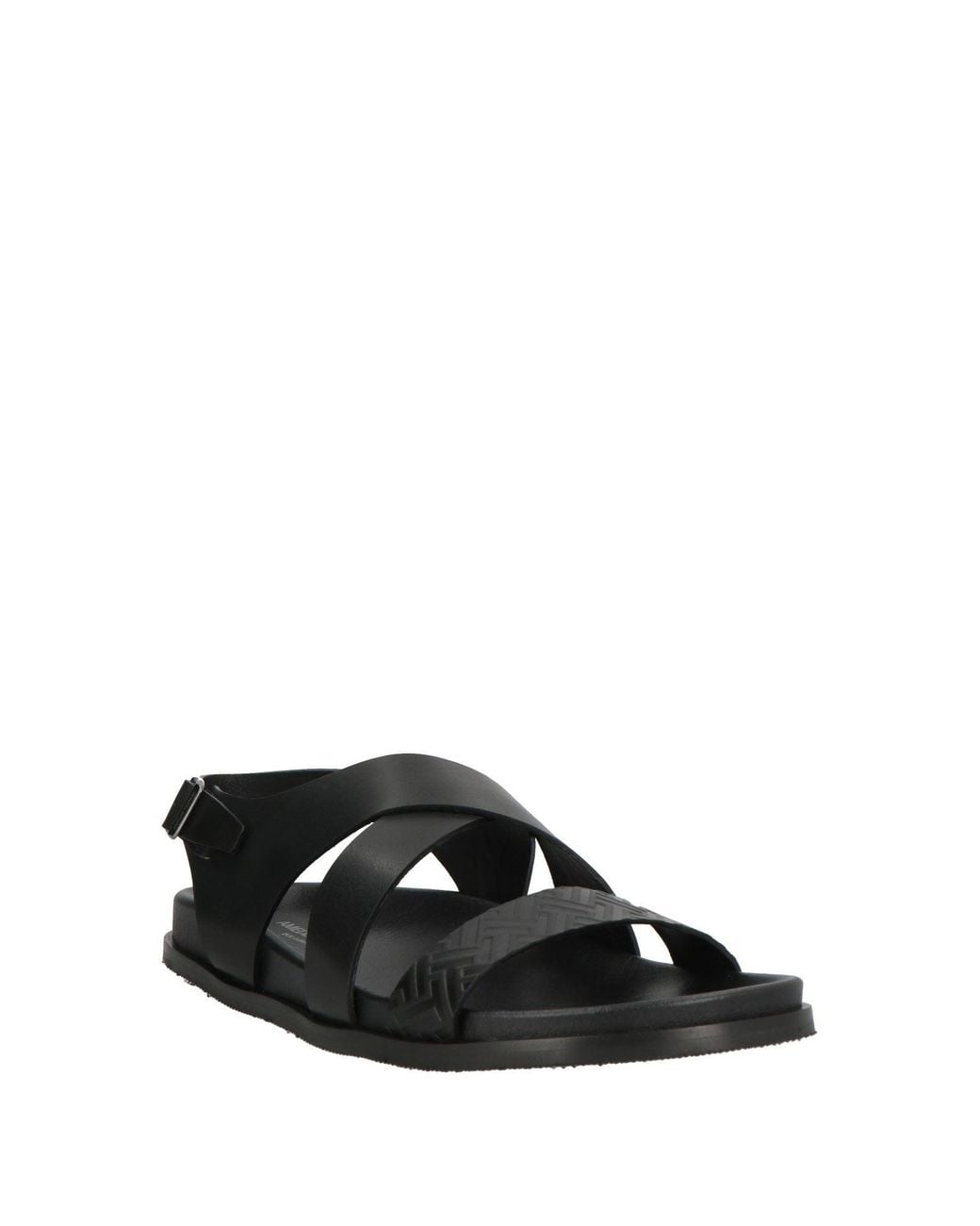 Testoni Black Sandals for men