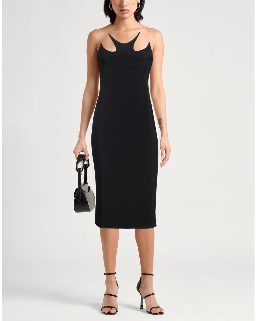 Dion Lee Black Midi Dress