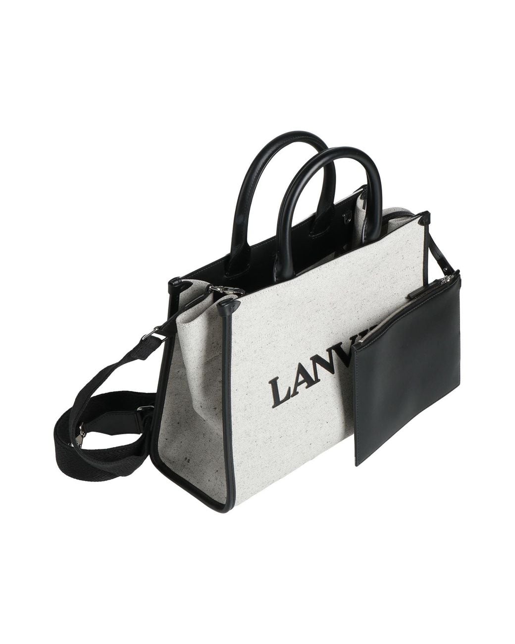 Bolso De Mano Lanvin de color White