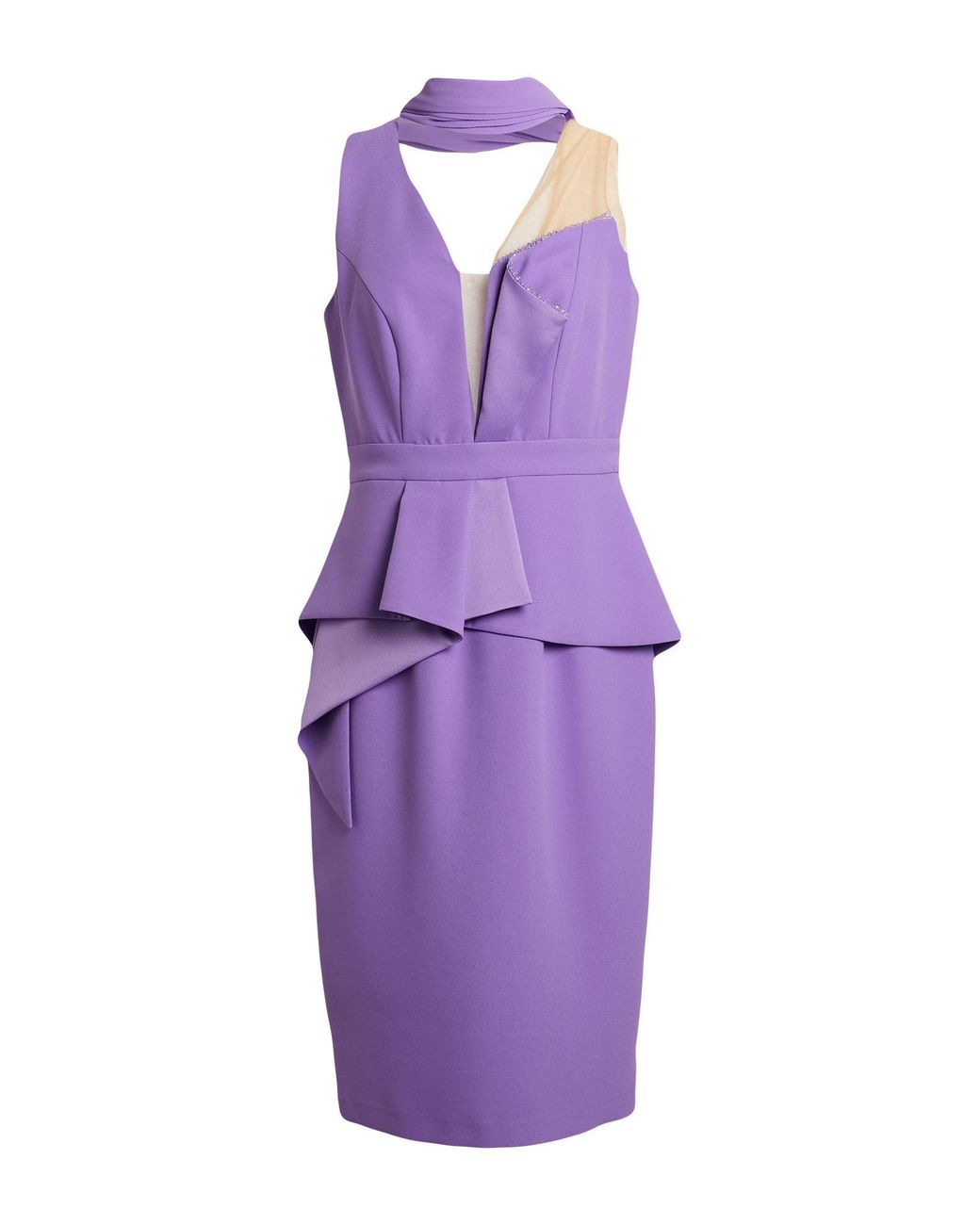 Camilla Purple Midi Dresses