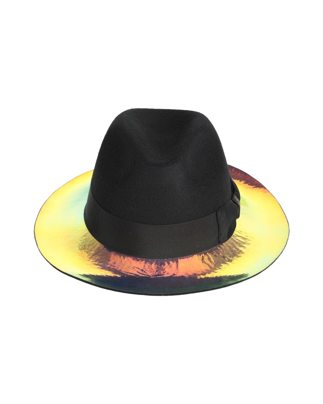 Borsalino Black Hat for men