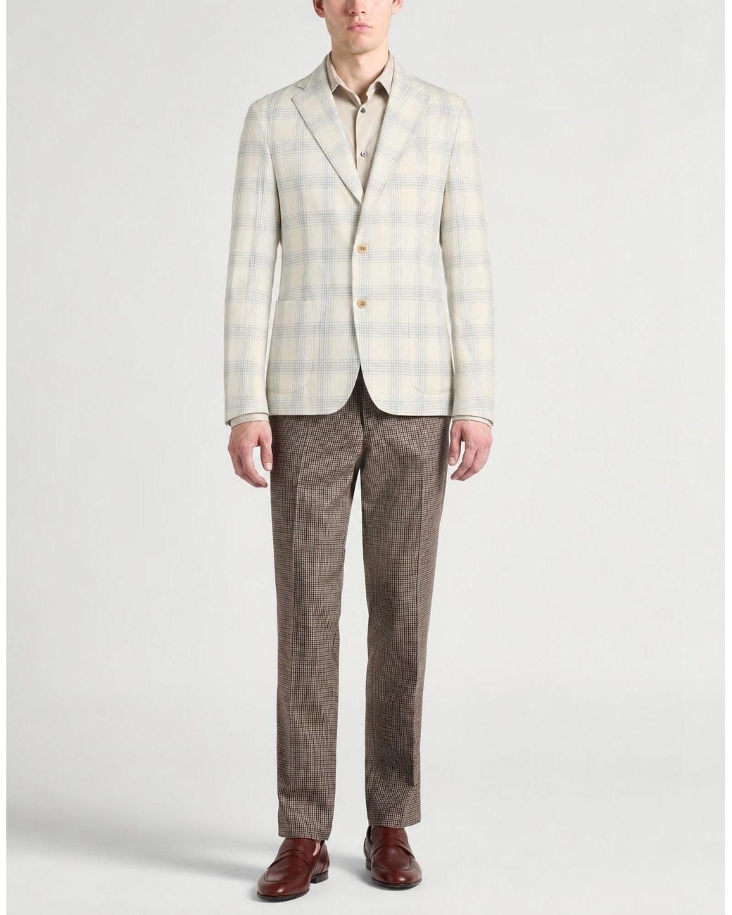 Blazer di Eleventy in White da Uomo