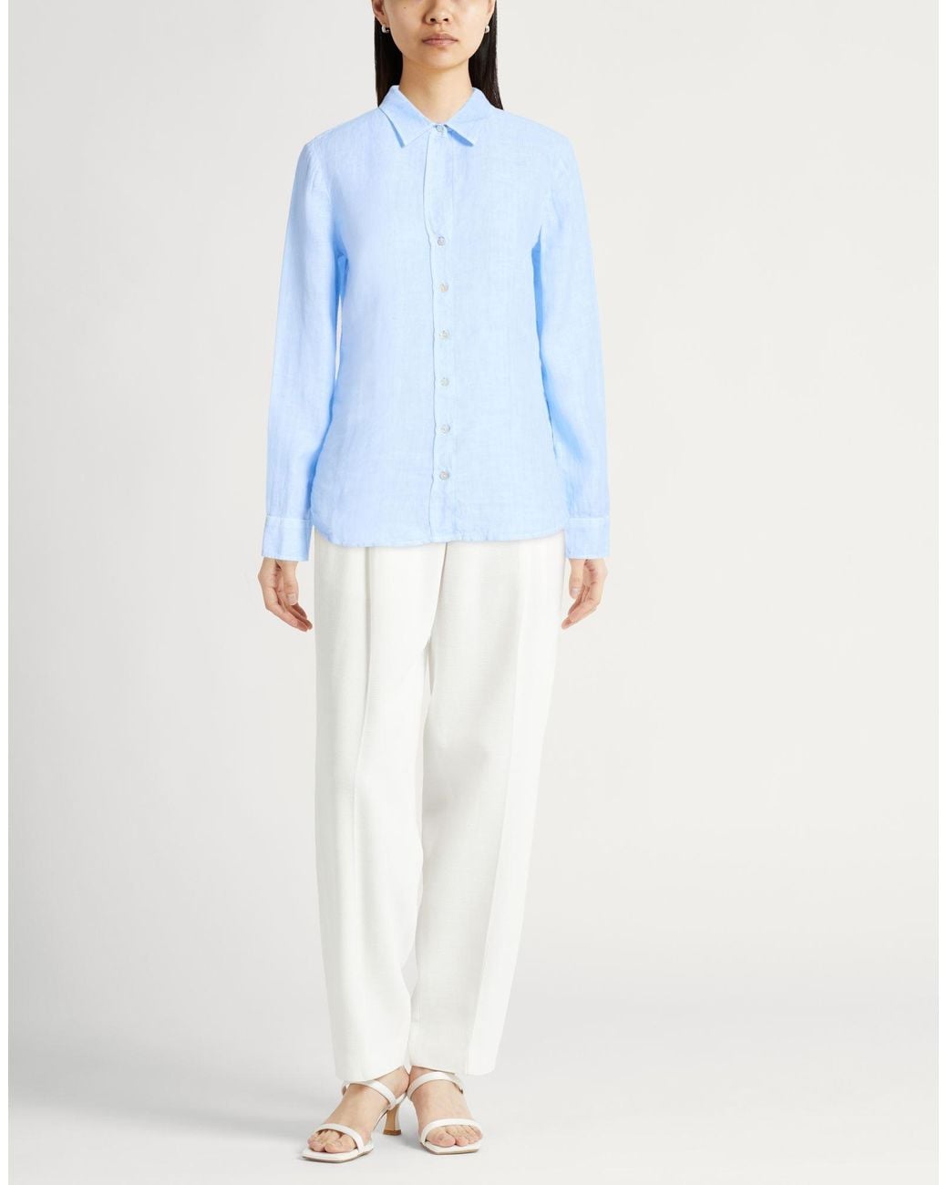 120% Lino Blue Shirts