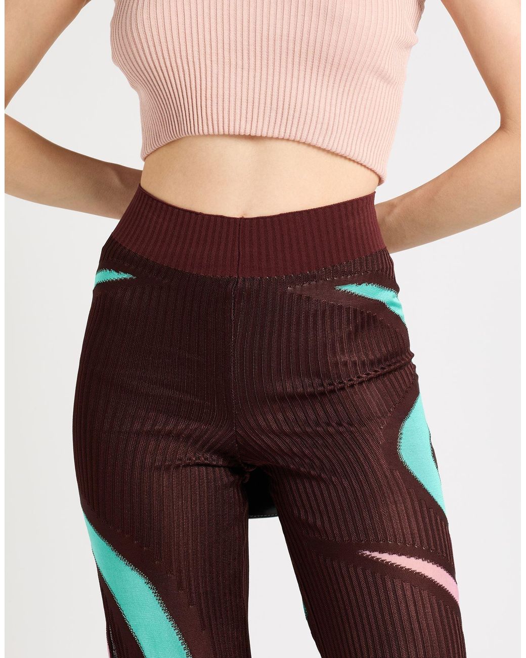 Nadia Wire Multicolor Pants Viscose, Polyester, Lycra