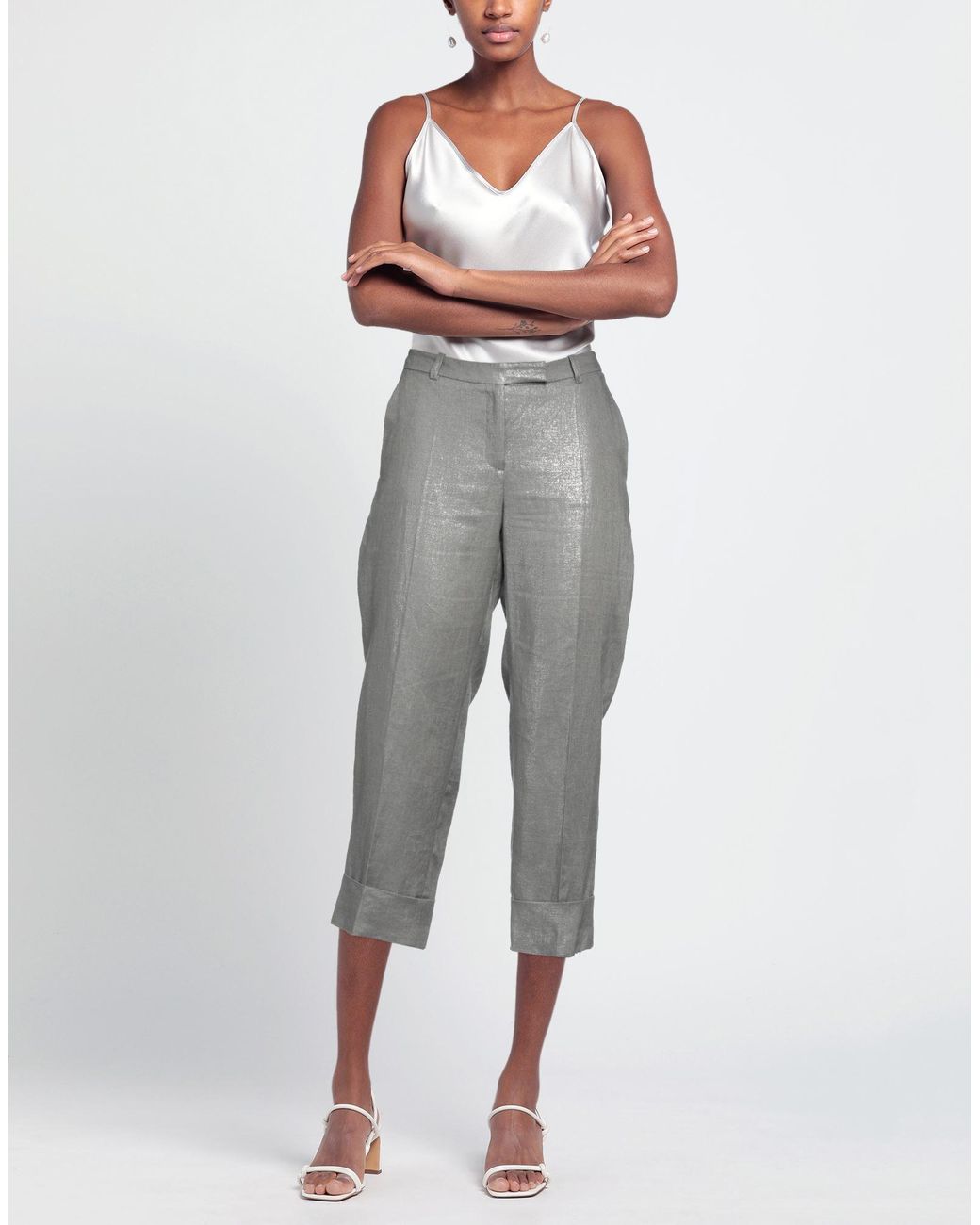 Vans pants deals womens Silver