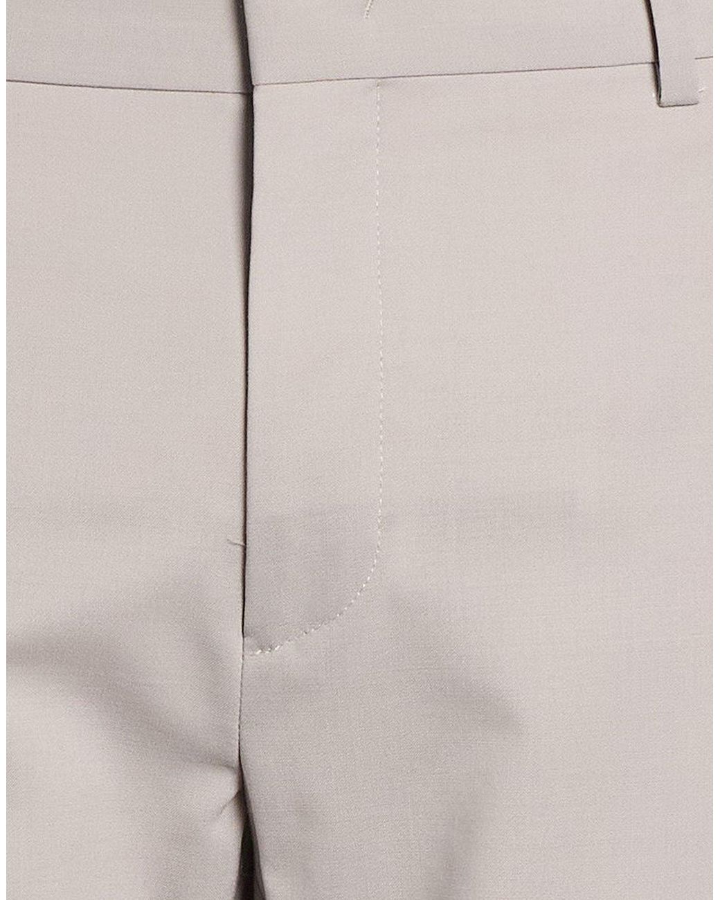 BE ABLE Gray Pants Virgin Wool, Polyester, Elastane for men