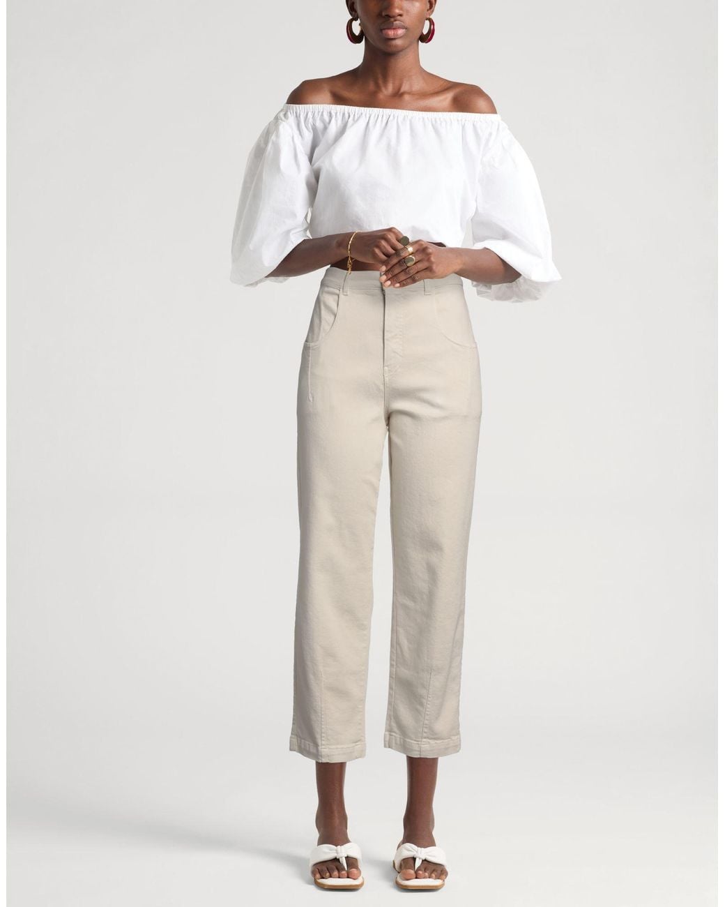 Eleventy Natural Jeans Cotton, Elastane