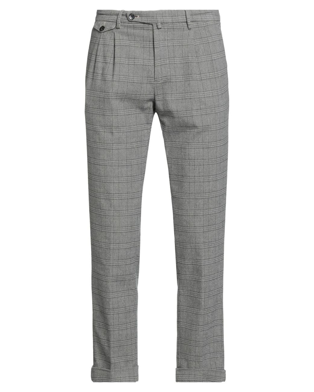 Briglia 1949 Gray Pants Cotton, Polyester, Viscose, Elastane for men
