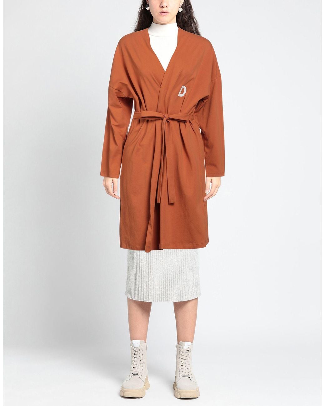 Douuod Orange Cardigans