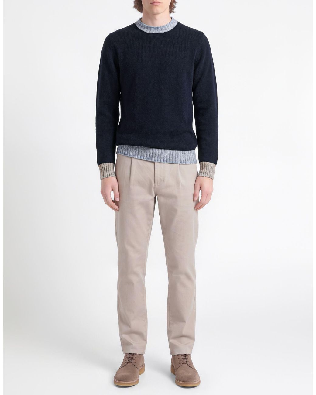 Irish Crone Blue Jumper for men