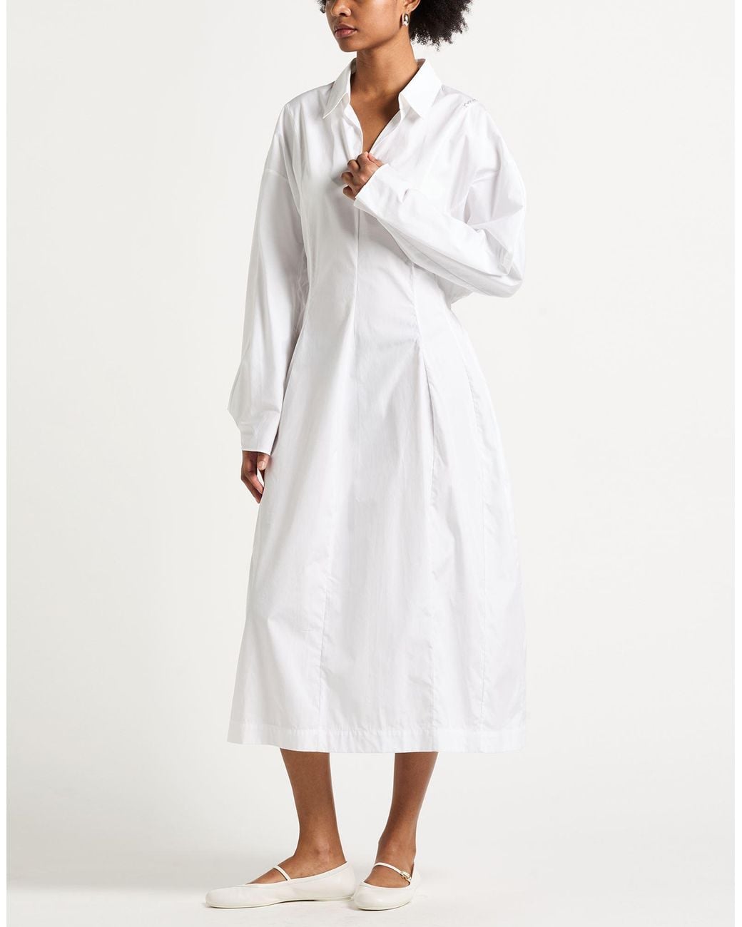 Marni White Midi Dress