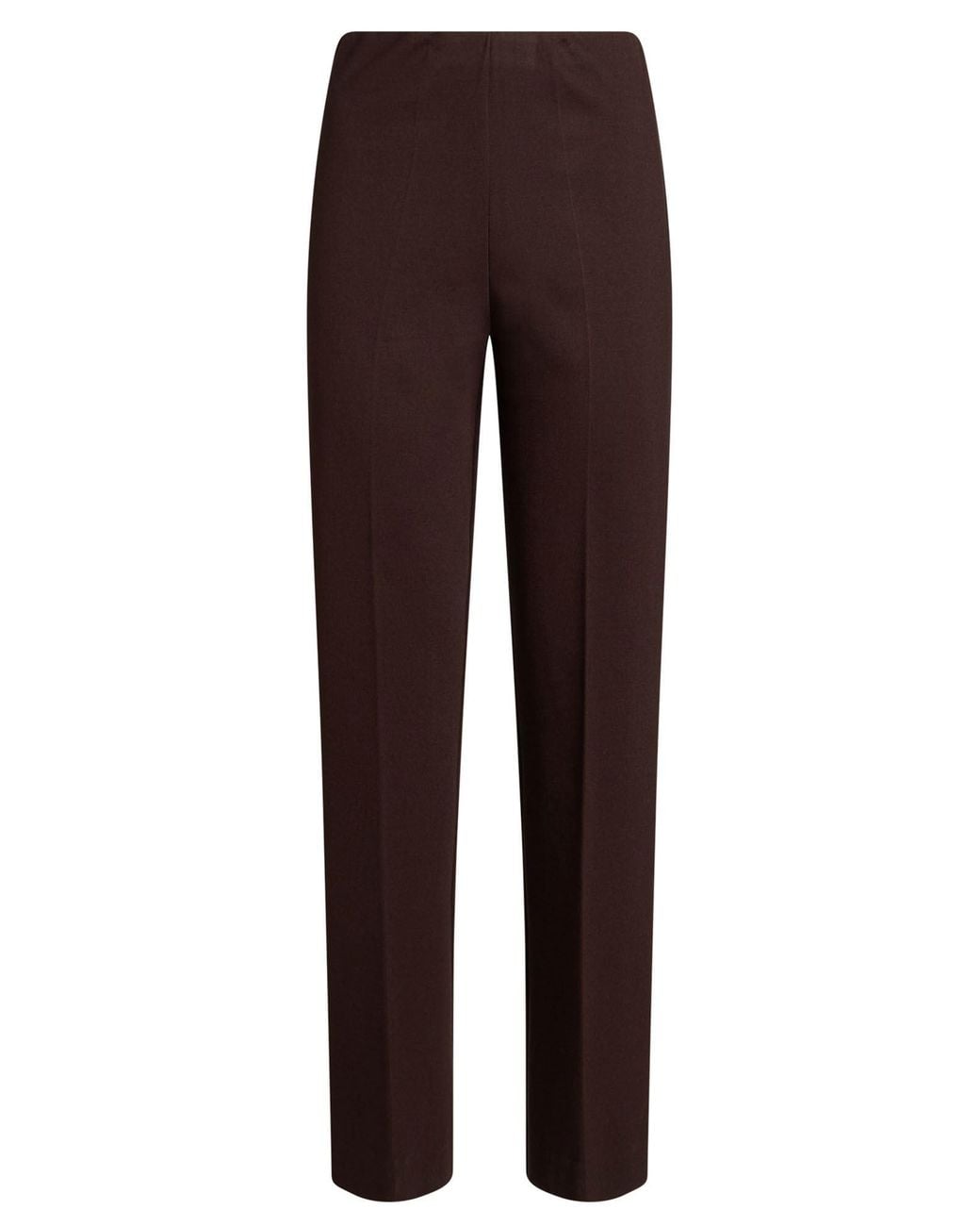Shirtaporter Brown Chocolate Pants Viscose, Nylon, Elastane