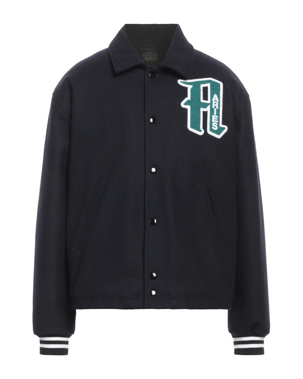 Aries Black Jacket Wool, Polyamide for men
