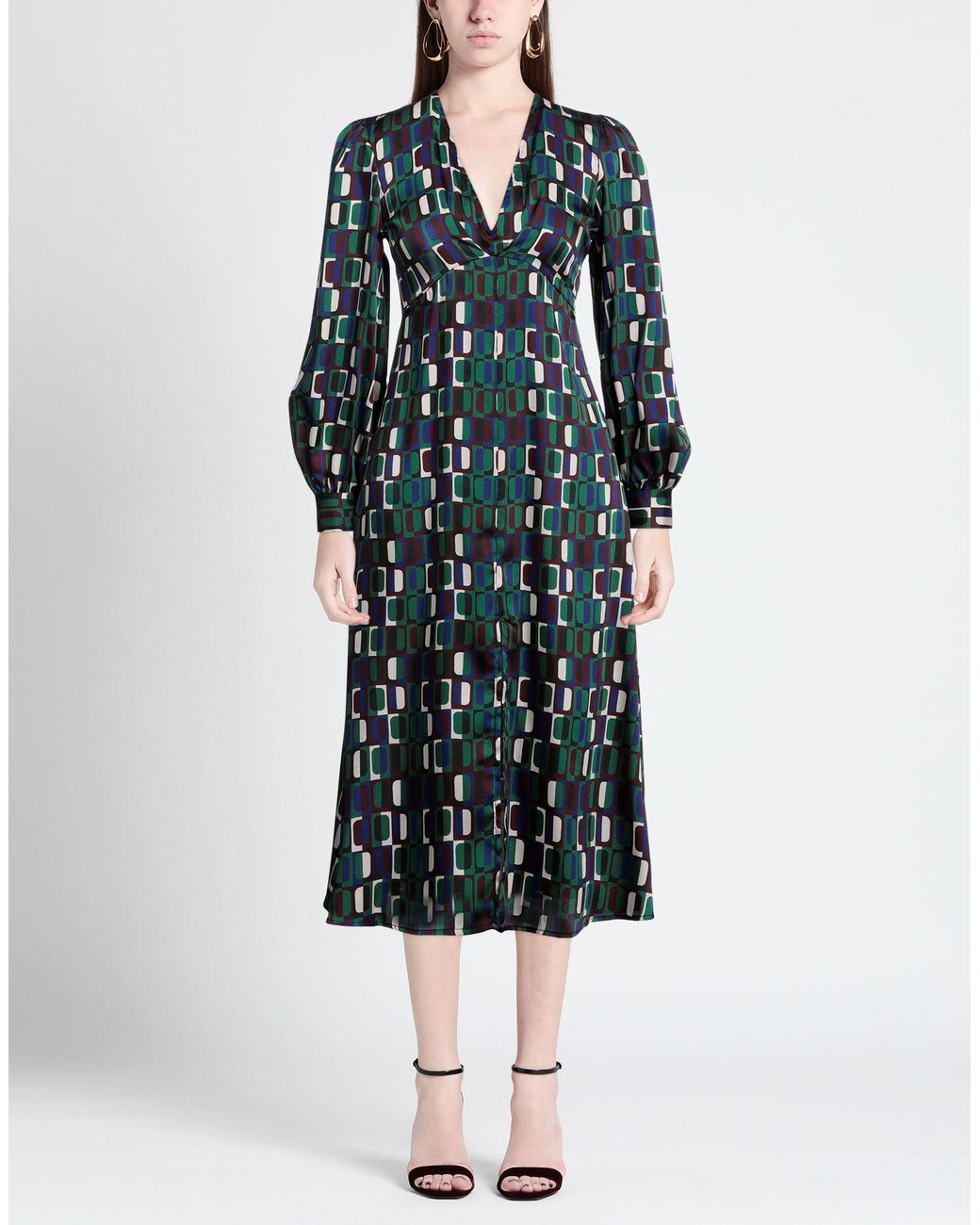 Kaos Gray Midi Dress