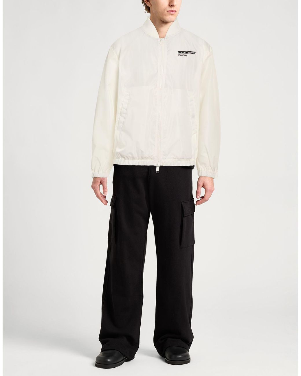 ARMANI EXCHANGE White Jacket for men