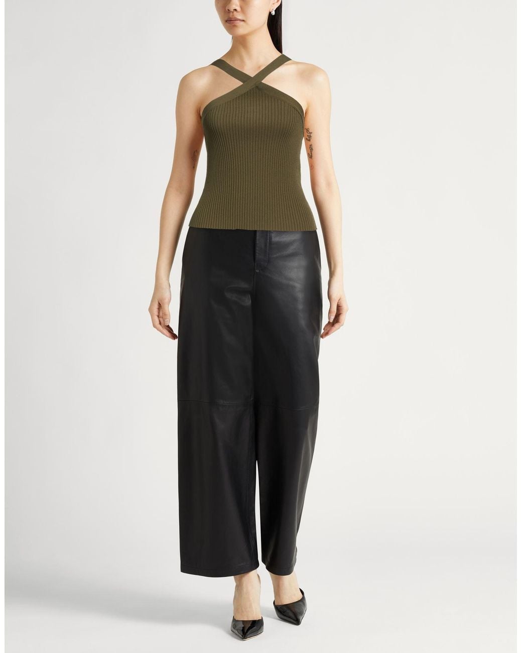 Liu Jo Green Top Viscose, Polyamide
