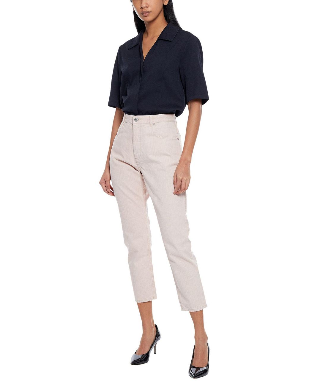 Isabel Marant Natural Denim Trousers