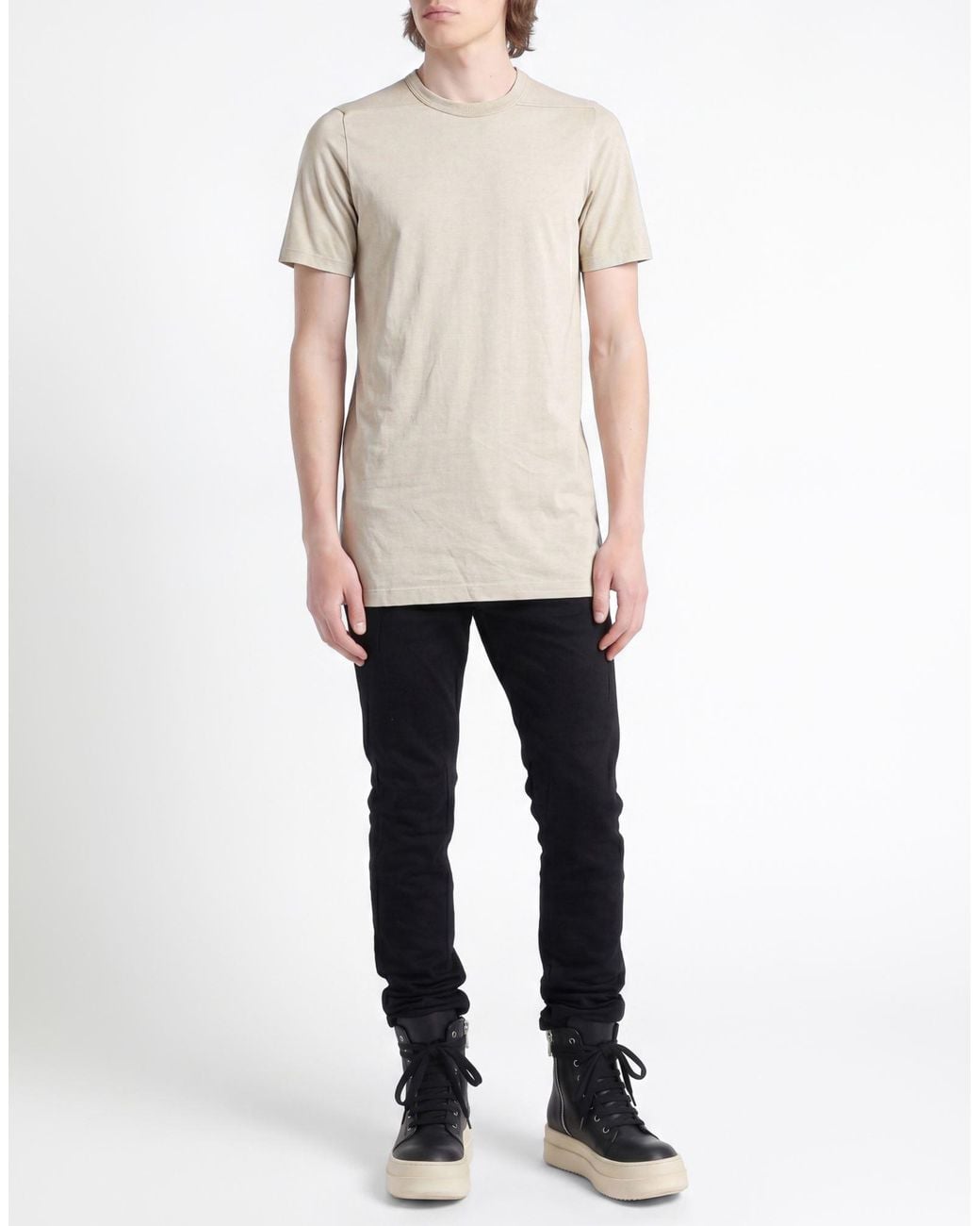 Rick Owens Natural T-Shirt for men