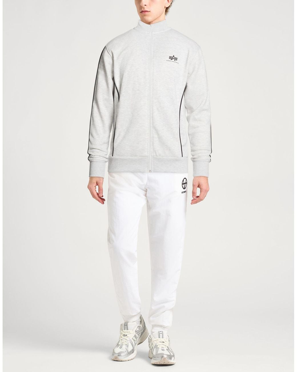 Alpha Industries White Sweatshirt for men