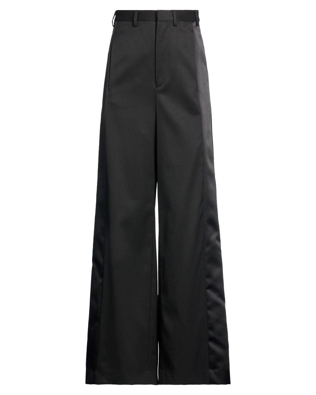 MM6 by Maison Margiela Black Pants Polyester, Virgin Wool, Elastane