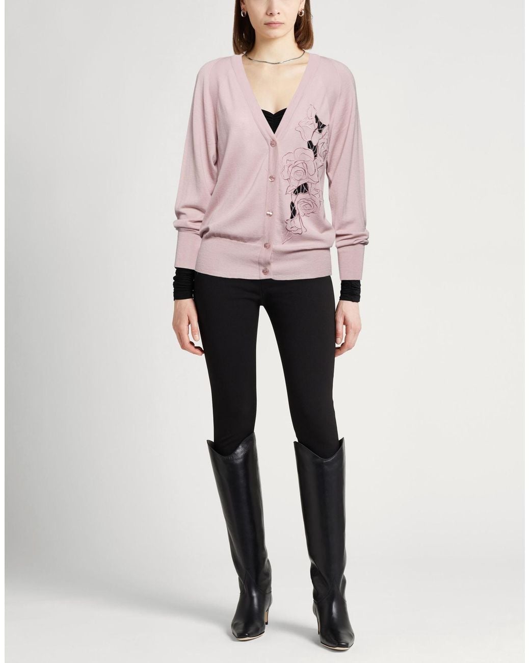 Anna Molinari Pink Cardigan