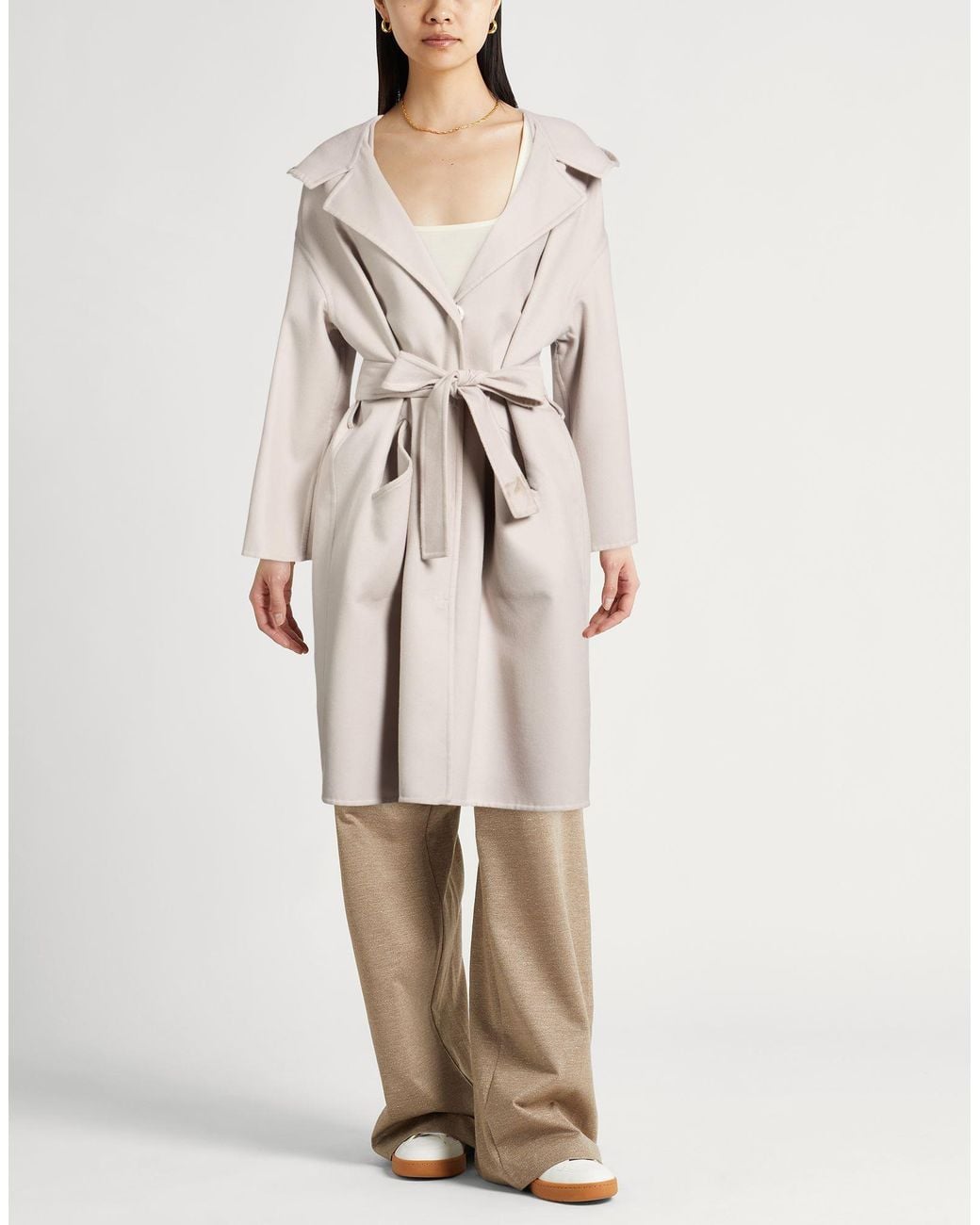 Herno Natural Coat Virgin Wool, Polyester