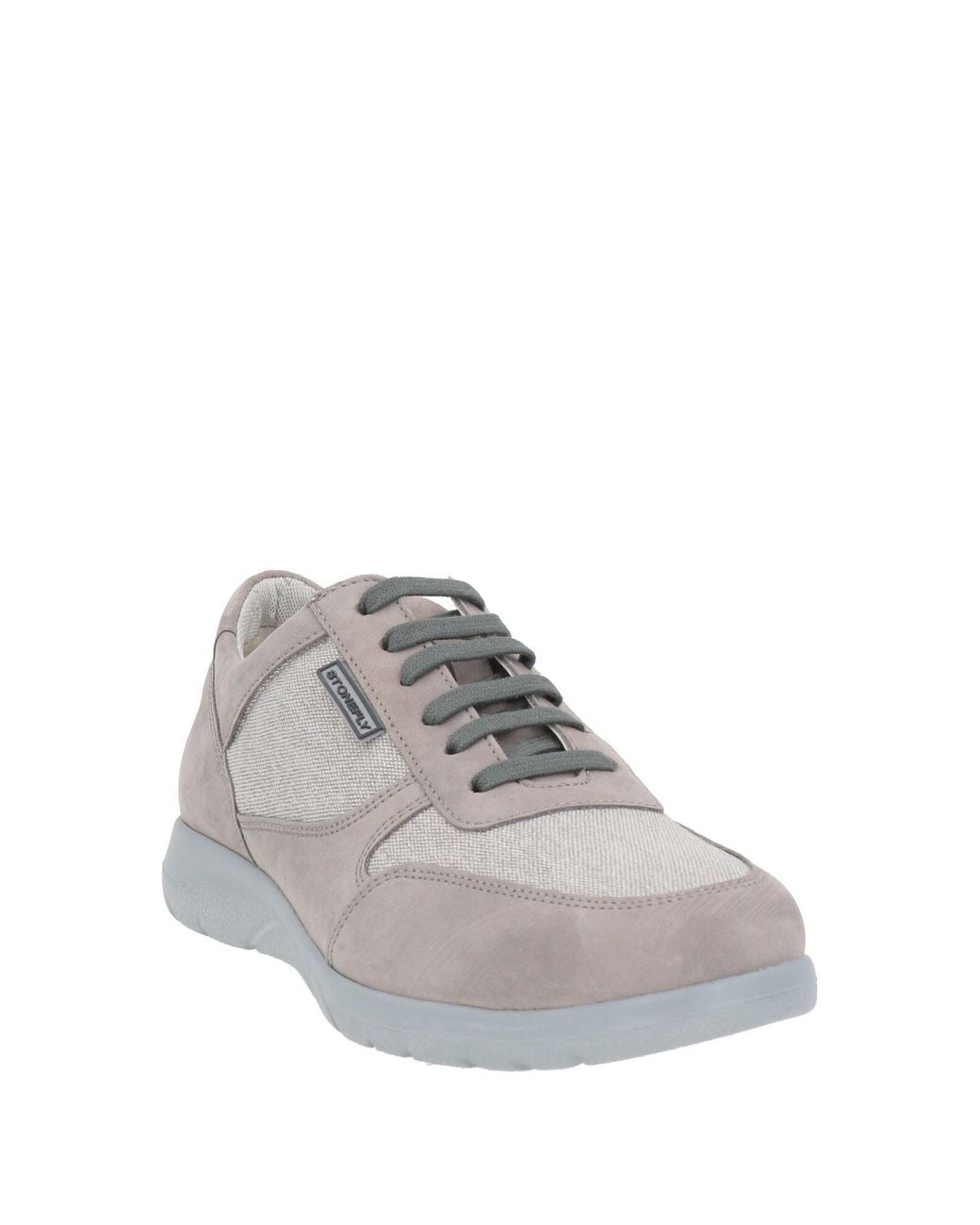 Stonefly Gray Sneakers Leather, Textile Fibers for men