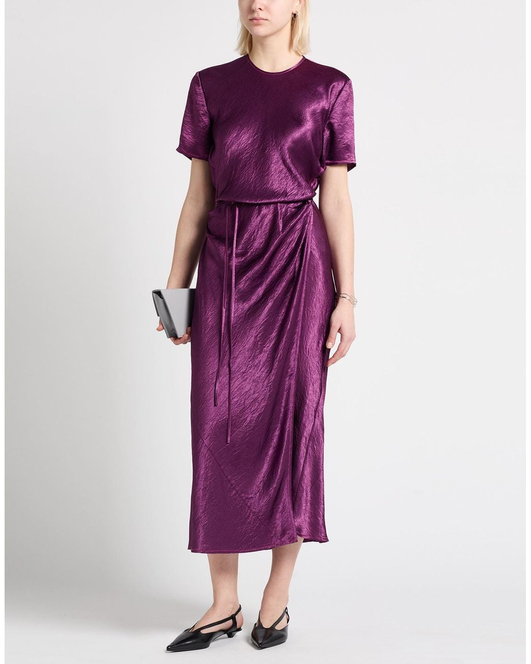 Acne Purple Maxi Dress