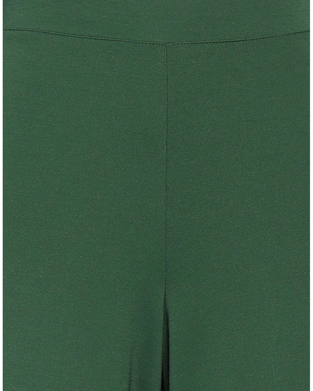 Gai Mattiolo Green Pants Polyester, Elastane