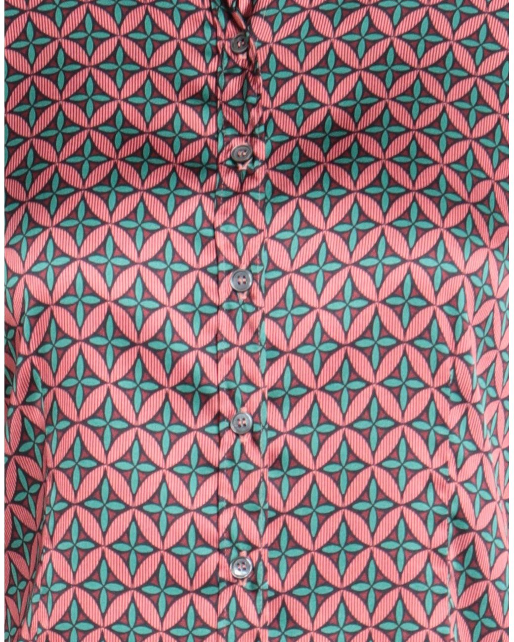 Robert Friedman Red Shirt Viscose, Elastane