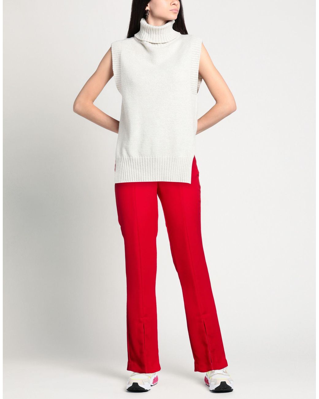 Manila Grace Red Trouser