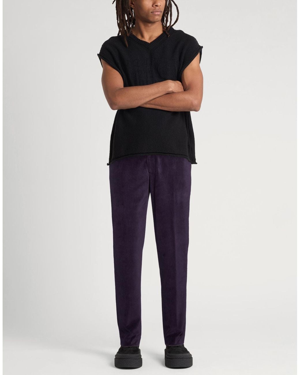 Circolo 1901 Blue Pants Cotton, Polyester for men