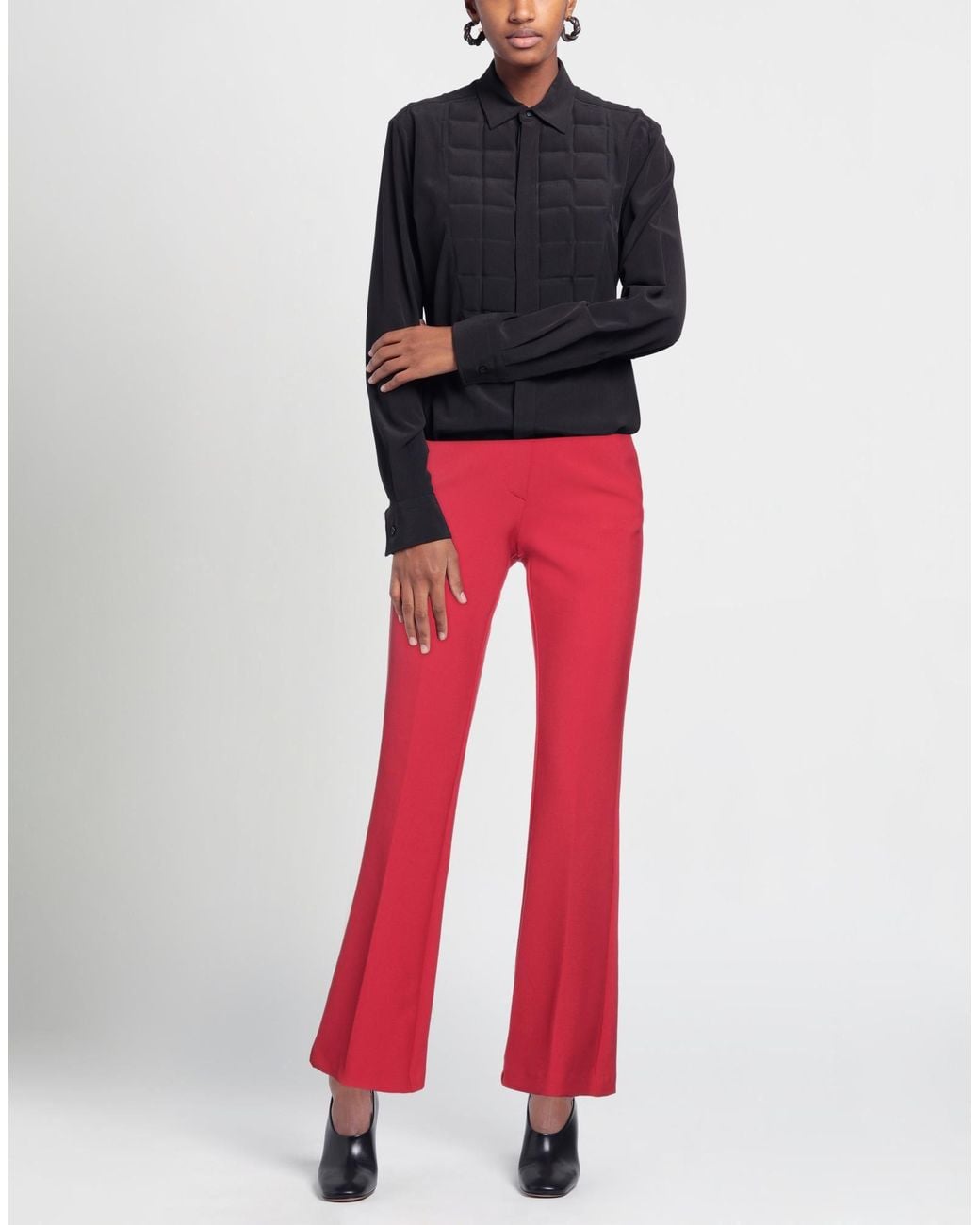 SIMONA CORSELLINI Red Pants