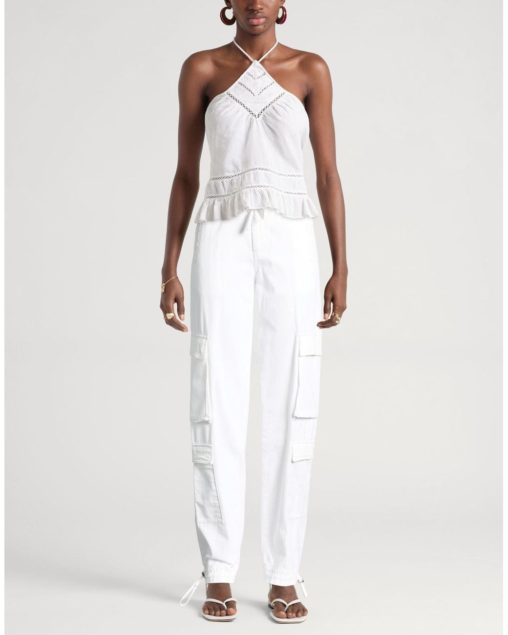 Dondup White Pants