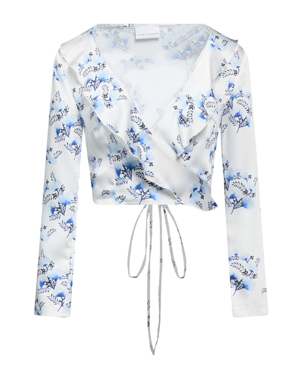 Chiara Ferragni Blue Top