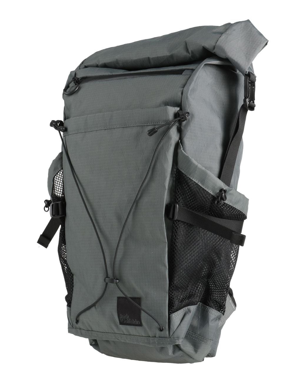 Jack Wolfskin Gray Backpack Textile Fibers