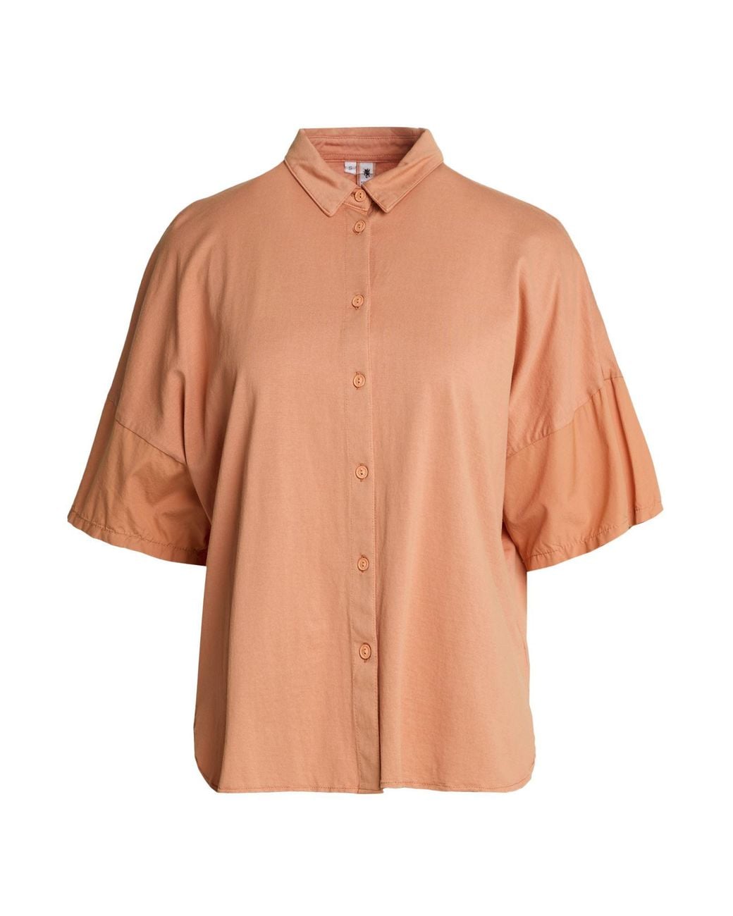 European Culture Natural Shirt Cotton