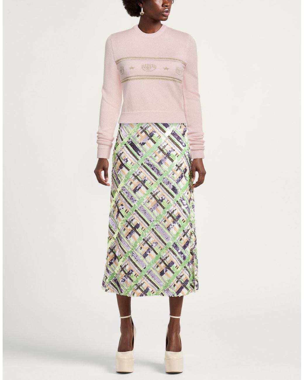 Chiara Ferragni Pink Jumper