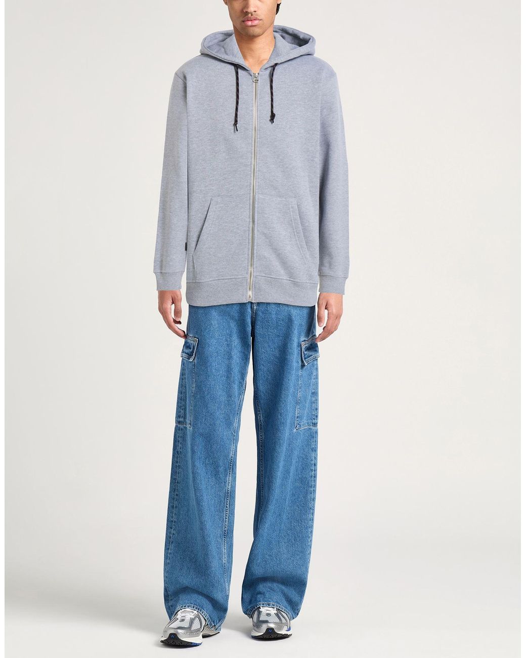 Shoe Blue Sweatshirt Cotton, Polyester for men