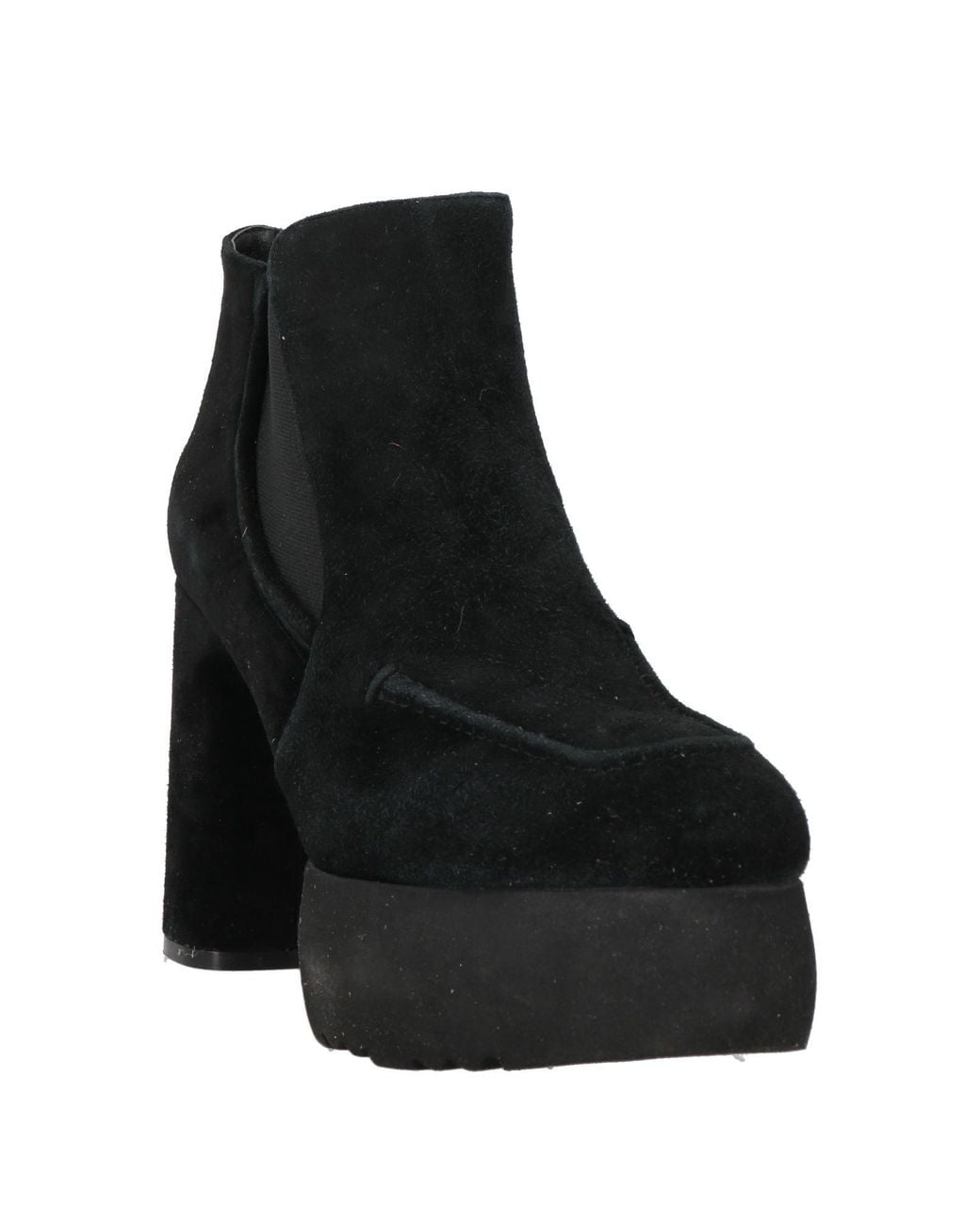 Jeannot Black Ankle Boots Leather