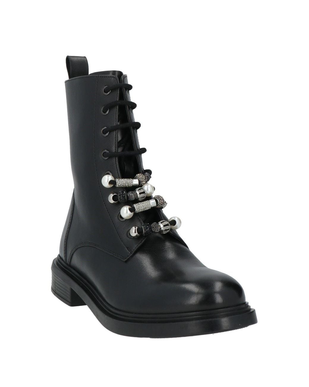 Tosca Blu Black Ankle Boots Leather
