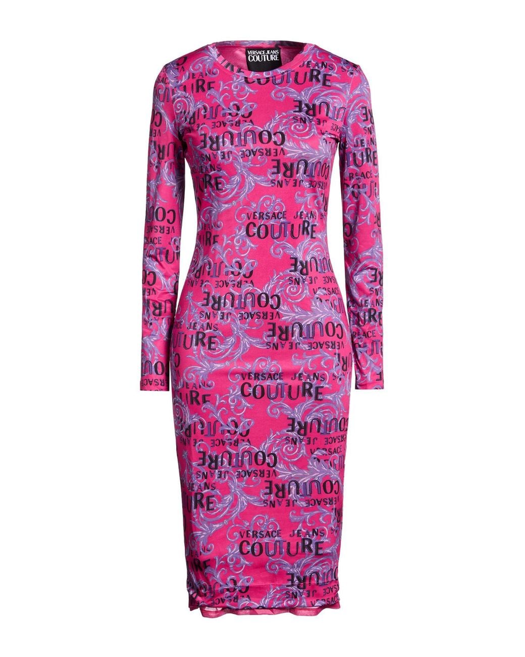 Versace Jeans Couture Pink Midi Dresses