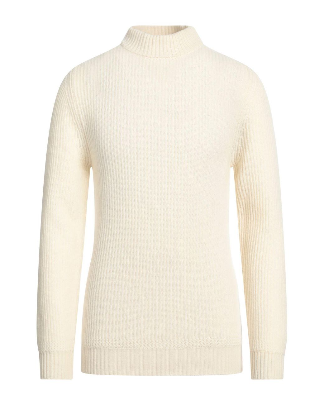Irish Crone White Turtleneck for men