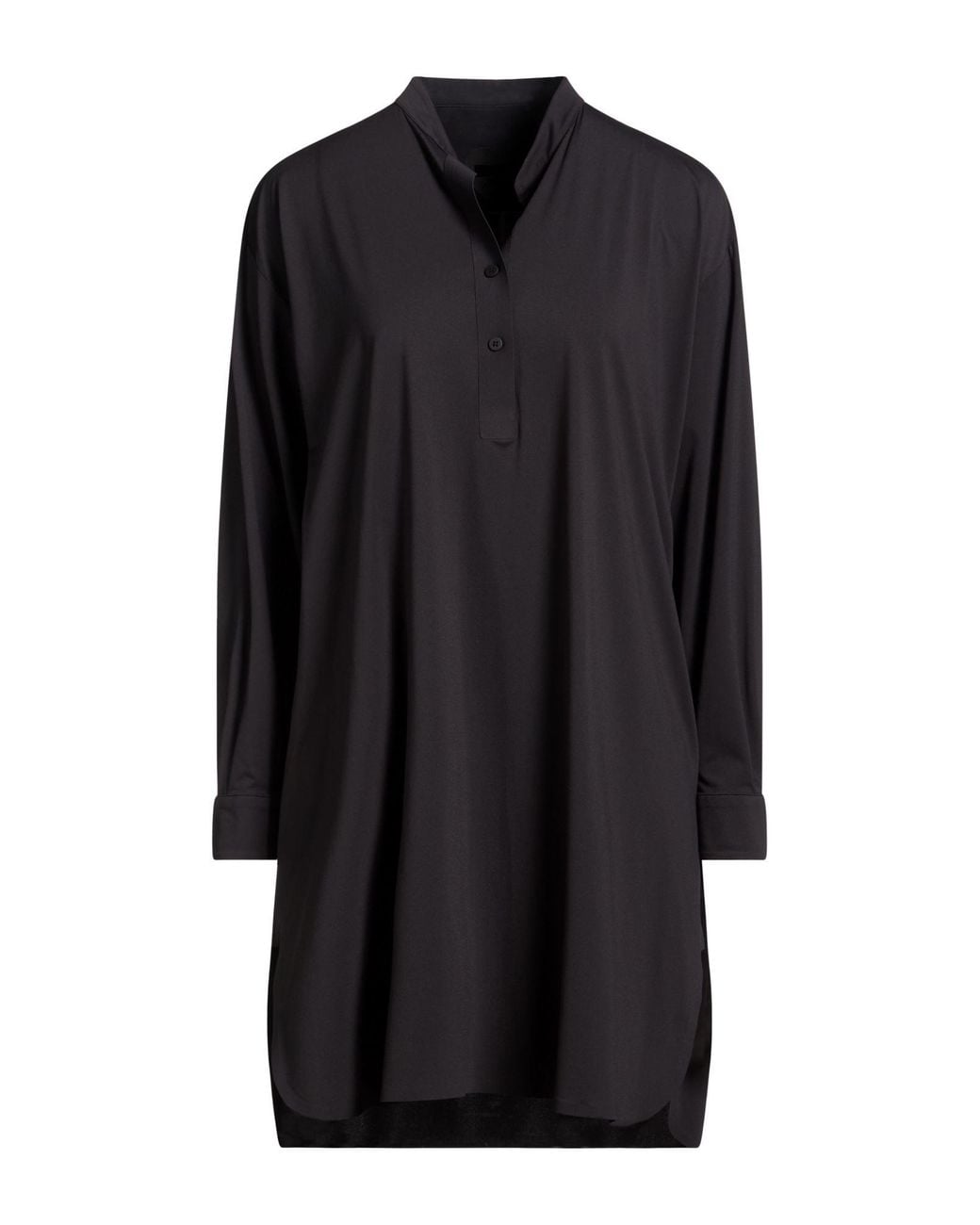 Rrd Black Mini Dress Polyamide, Elastane