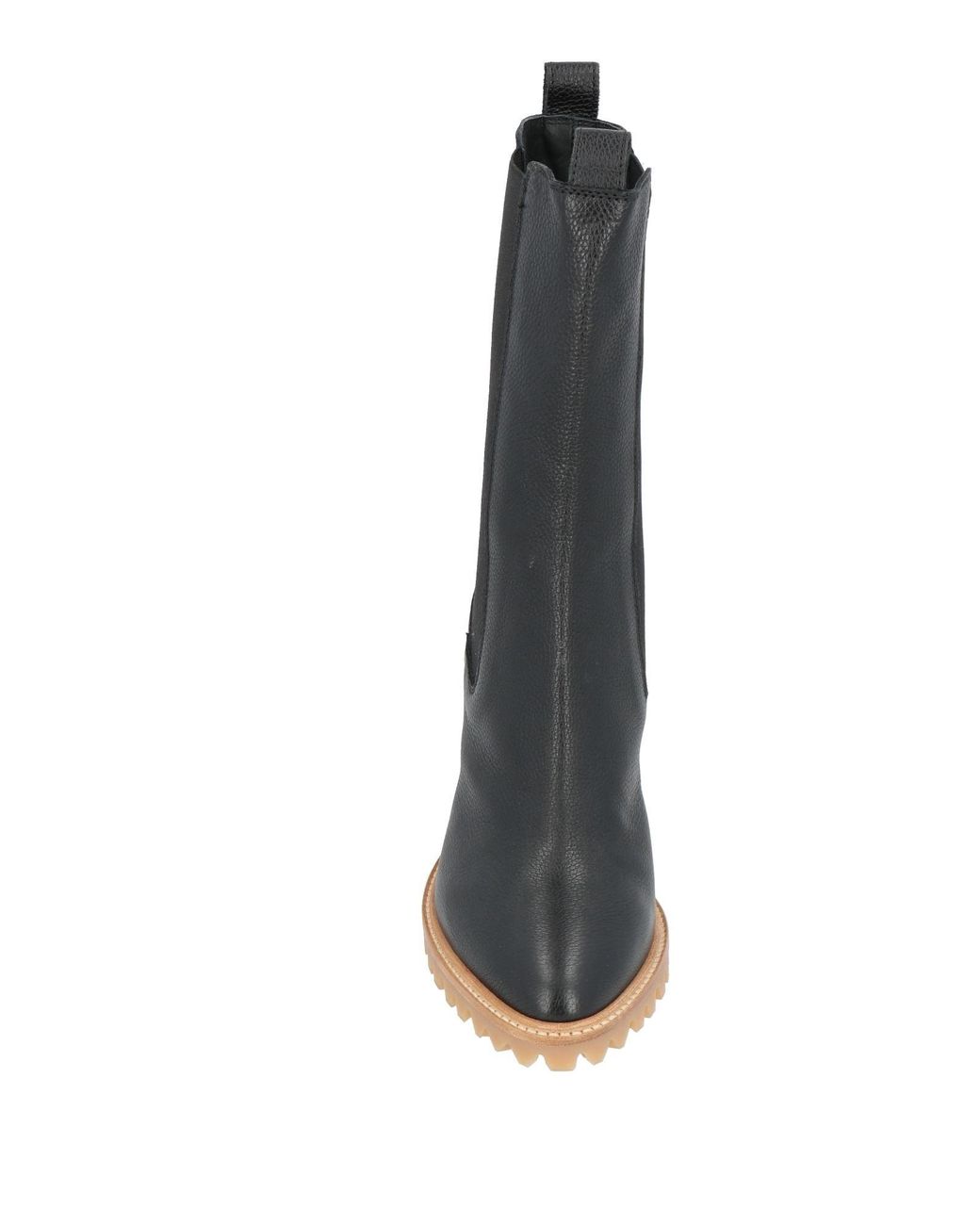 Anna F. Black Ankle Boots