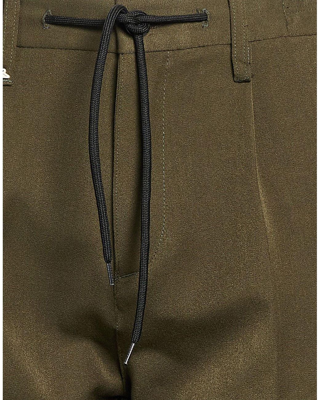 Berna Green Military Pants Polyester, Viscose, Elastane for men