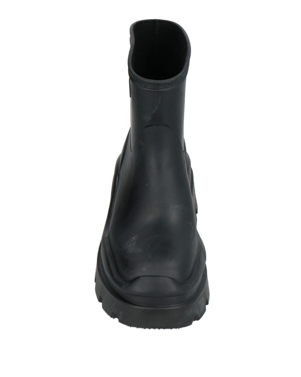 MSGM Black Ankle Boots Rubber