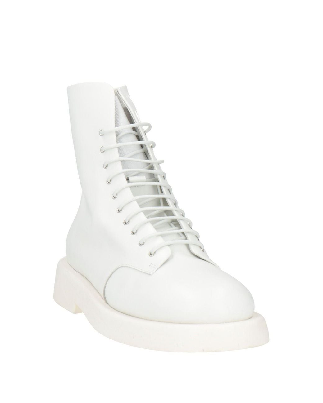 Marsèll White Ankle Boots